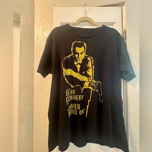 Y2k Vtg James Bond 007 Starring Sean Connery Movie T-shirt Sz XL Guess 2012 - Picture 2 of 7